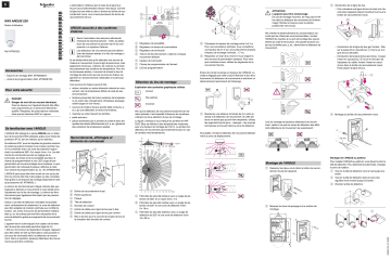 Schneider Electric KNX- ARGUS 220 Détecteur de mouvements Mode d'emploi | Fixfr