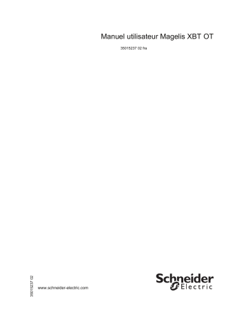 Schneider Electric XBTOT... Modules interface opérateur Mode d'emploi | Fixfr