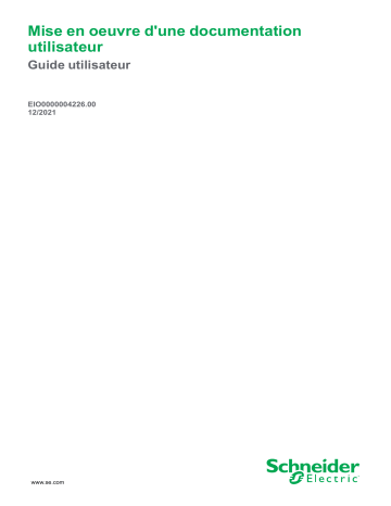 Schneider Electric Mise en oeuvre Mode d'emploi | Fixfr