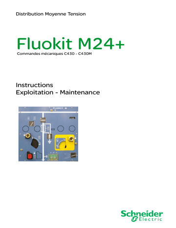 Schneider Electric Fluokit M24+ - Commandes mécaniques C430 - C430M - Exploitation - Maintenance Mode d'emploi | Fixfr