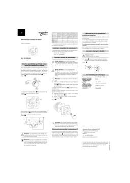 Schneider Electric Mécanisme pour variateur de vitesse Mode d'emploi