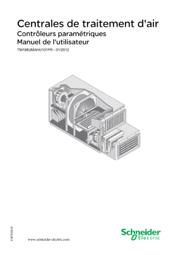 Schneider Electric Centrales de traitement d’air Contrôleurs paramétriques Mode d'emploi