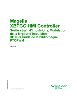 Schneider Electric Magelis XBTGC HMI Controller - Sortie à train Mode d'emploi