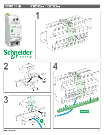 Schneider Electric Resi9 RCBO Manuel utilisateur | Fixfr
