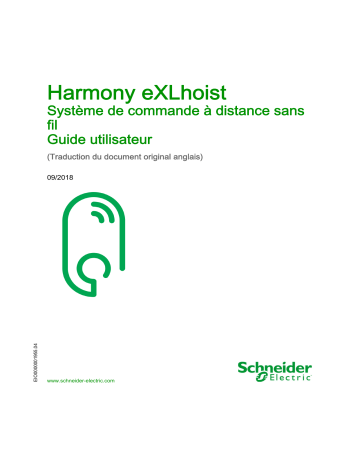 Schneider Electric Harmony eXLhoist Mode d'emploi | Fixfr