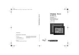 Schneider Electric XBTZGPDP Profibus DP Guide de démarrage rapide