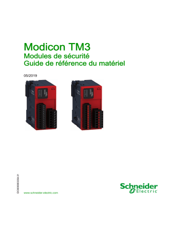 Schneider Electric Modicon TM3 Guide de référence | Fixfr