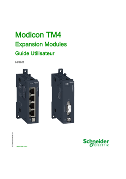 Schneider Electric Modicon TM4 - Expansion Modules Mode d'emploi