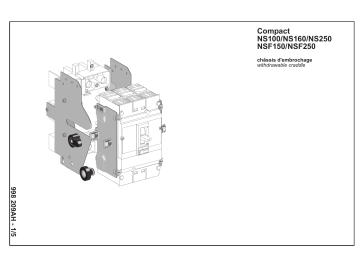 Schneider Electric Withdrawable craddle (NS100-250/NSF150-250) Mode d'emploi | Fixfr