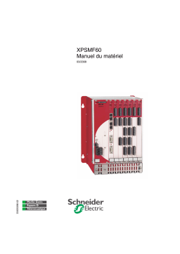 Schneider Electric XPSMF60 Mode d'emploi