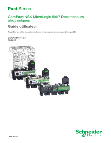 Schneider Electric ComPacT NSX Mode d'emploi | Fixfr