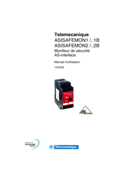 Schneider Electric ASISAFEMON. / ASISAFEMON.B Moniteur de sécurité AS-Interface Manuel utilisateur