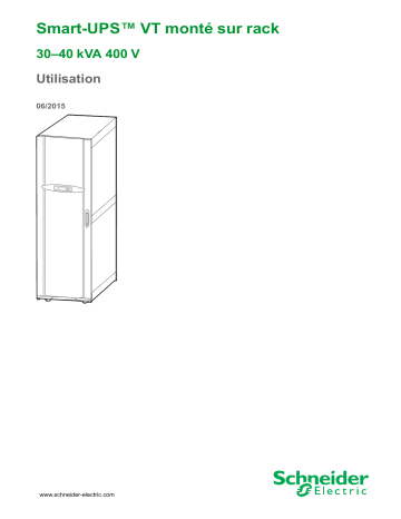 Schneider Electric Smart-UPS VT Mode d'emploi | Fixfr