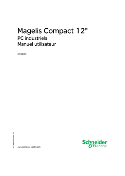 Schneider Electric Magelis Compact 12" PC industriels Mode d'emploi