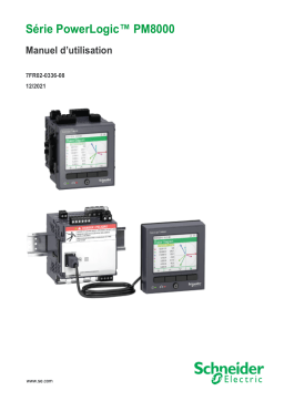 Schneider Electric PowerLogic™ série PM8000 Mode d'emploi