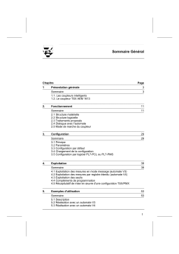 Schneider Electric TSXAEM1613 Coupleur entrée analogique Mode d'emploi