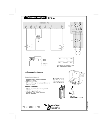 Schneider Electric LF7.. D.O.L. starters, no-reversing Manuel utilisateur | Fixfr