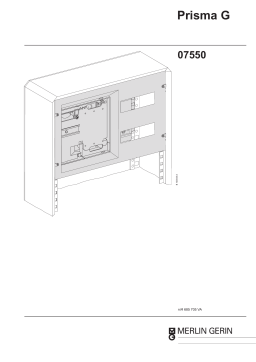 Schneider Electric Control panel kit PRISMA G Mode d'emploi