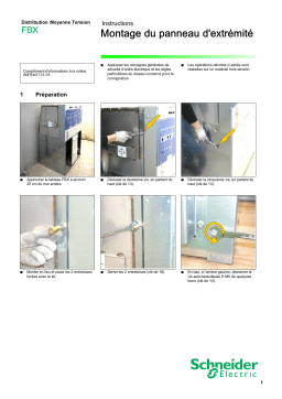 Schneider Electric FBX - Montage Mode d'emploi