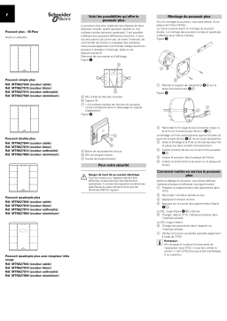 Schneider Electric KNX- Bouton-poussoir Plus Mode d'emploi