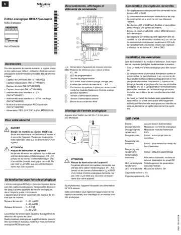 Schneider Electric SpaceLogic KNX Mode d'emploi | Fixfr