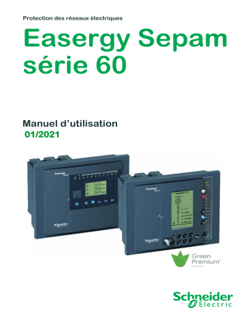 Schneider Electric Sepam série 60 Manuel utilisateur | Fixfr