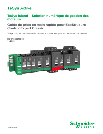 Schneider Electric TeSys island Guide de démarrage rapide | Fixfr