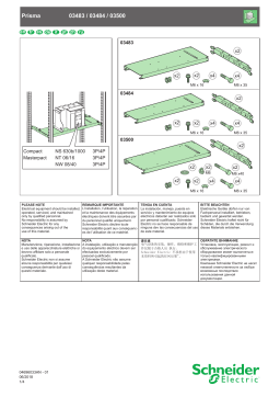 Schneider Electric M.plate V.fixNT/withdNS1600-NT/NW Manuel utilisateur