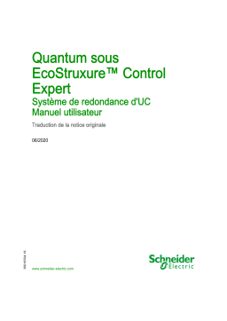 Schneider Electric Quantum sous EcoStruxure™ Control Expert - Système de redondance Mode d'emploi