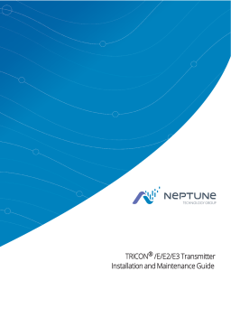 Neptune TRICON/E®3 Transmitter Manuel utilisateur