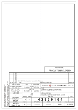 Candy CHG6BRWPX-MAR Hob Manuel utilisateur