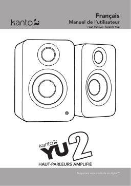 Kanto YU2 Desktop Speakers Manuel utilisateur
