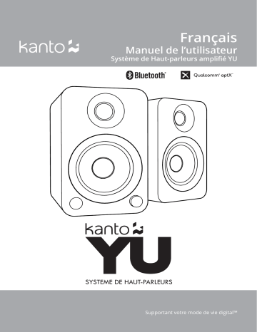 Kanto YU Bookshelf Speakers Manuel utilisateur | Fixfr