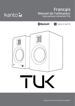 Kanto TUK Premium Bookshelf Speakers Manuel utilisateur