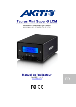 Akitio Taurus Mini Super-S LCM Manuel utilisateur