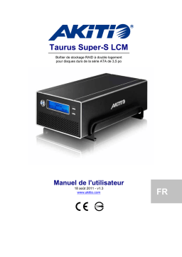 Akitio Taurus Super-S LCM Manuel utilisateur