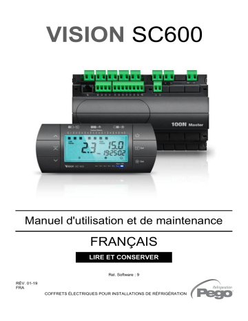 Pego VISION SC 600 Manuel du propriétaire | Fixfr