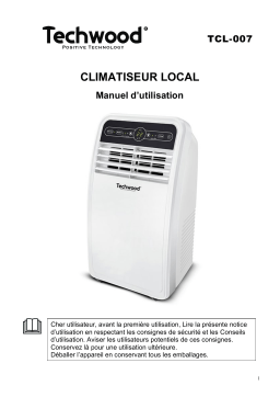 Techwood TCL-007 Climatiseur Mobile 7000BTU Manuel utilisateur