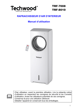 Techwood TRF-7008 Rafraichisseur d'Air Manuel utilisateur