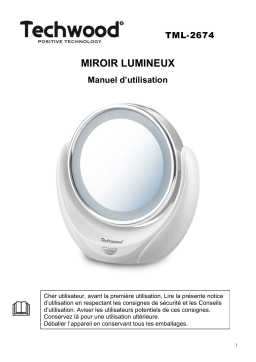 Techwood TML-2674 Miroir Lumineux Manuel utilisateur