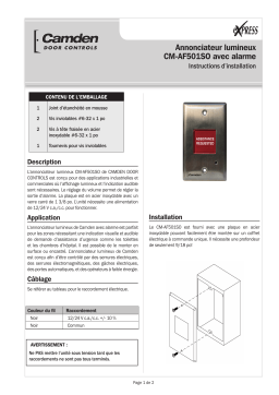 CAMDEN CM-AF501SO Manuel utilisateur