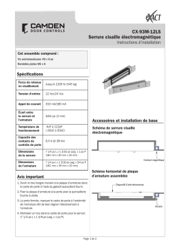 CAMDEN CX-93M-12LS Manuel utilisateur