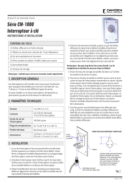 CAMDEN CM-1000 Manuel utilisateur