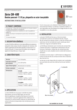 CAMDEN CM-400 Manuel utilisateur