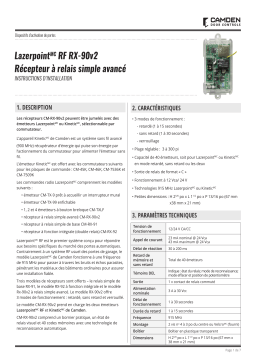 CAMDEN CM-RX-90v2 Manuel utilisateur