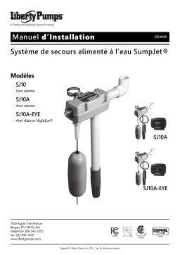 Liberty Pumps SJ10 Installation manuel