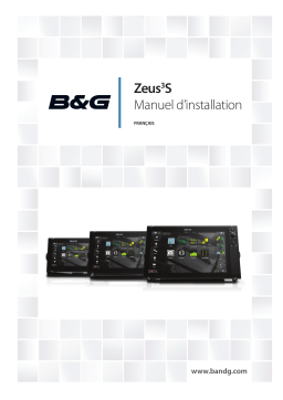 B&G Zeus³S Installation manuel