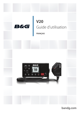 B&G V20 VHF Mode d'emploi