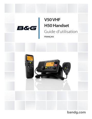 B&G V50/H50 VHF Mode d'emploi | Fixfr