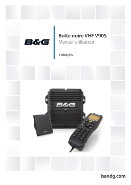 B&G V90S VHF Radio Mode d'emploi